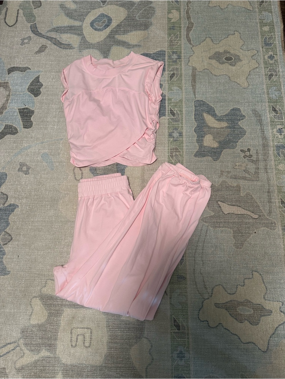 Pink Two-Piece Lounge Set